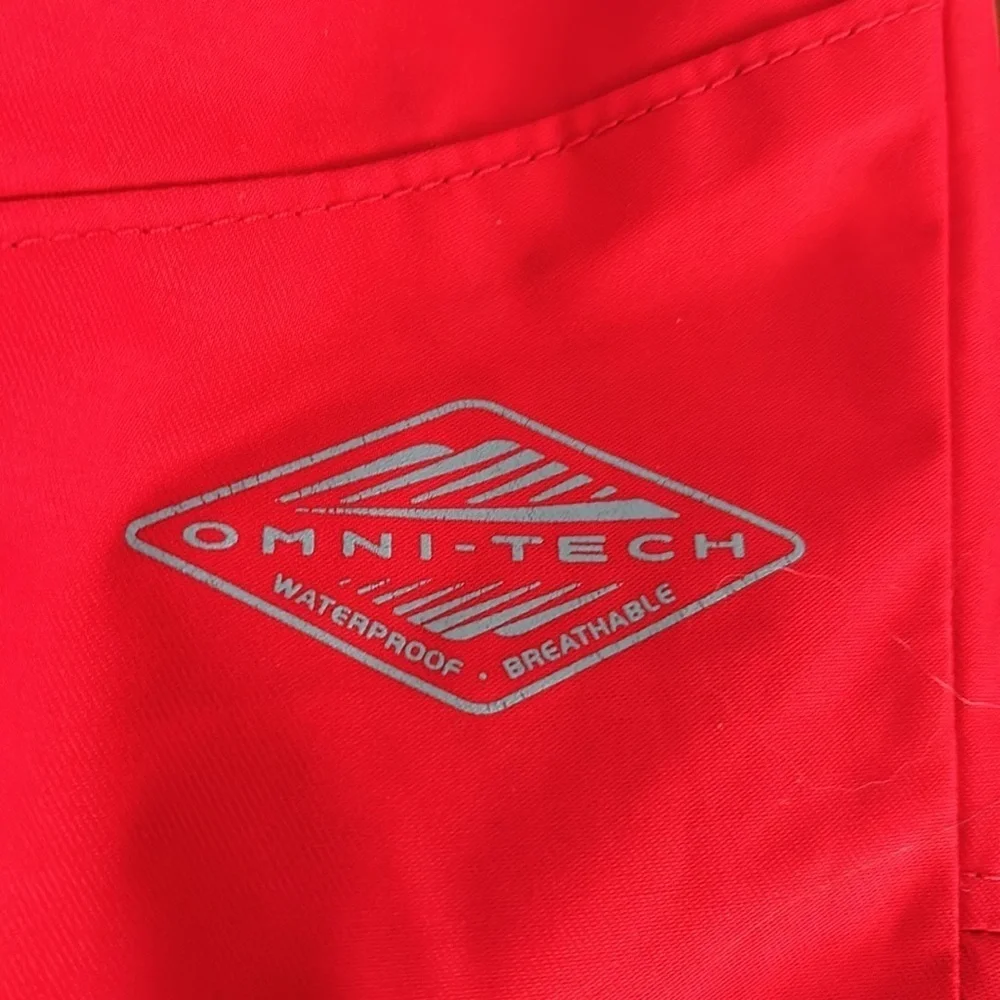 Columbia Omni-tech red ski pants, size XL